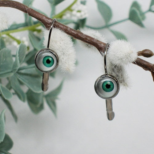 Small Eyeball Drop Earrings