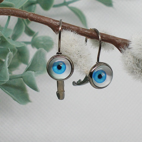 Small Eyeball Drop Earrings