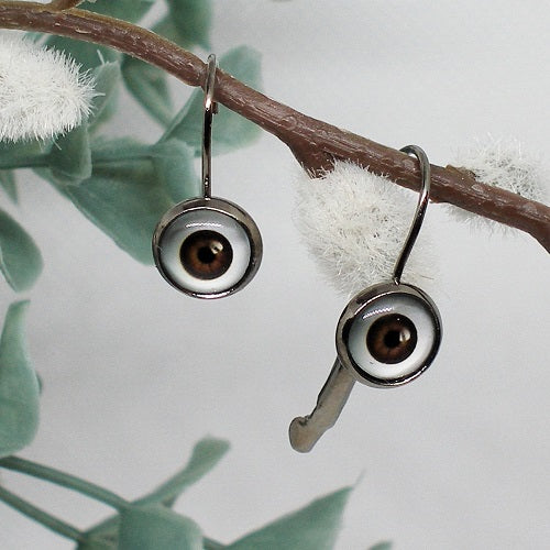 Small Eyeball Drop Earrings