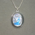 Blue Fairy Pendant Necklace