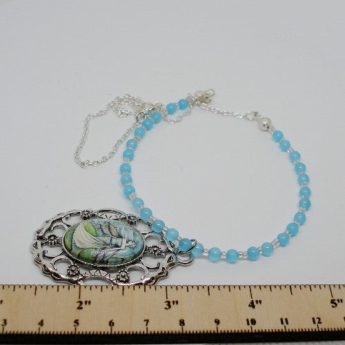 Ornate Fairy Pendant Necklace