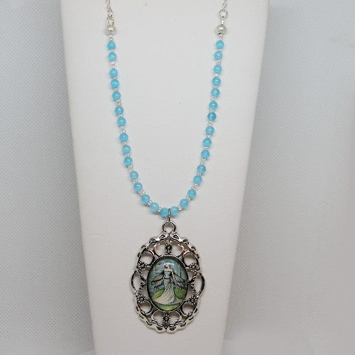 Ornate Fairy Pendant Necklace