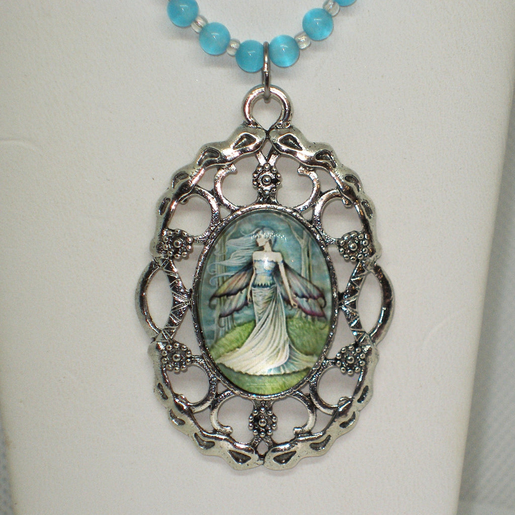 Ornate Fairy Pendant Necklace