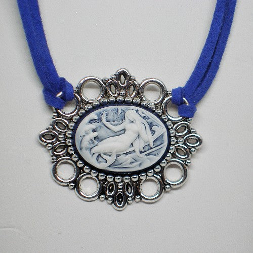 Mermaid Cameo Necklace