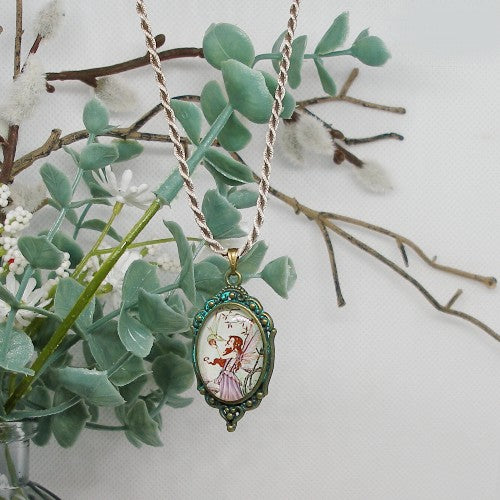 Tiny Dragon Fairy Necklace