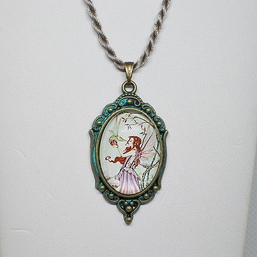 Tiny Dragon Fairy Necklace