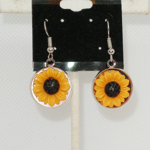 Sunflower Dangle Earrings