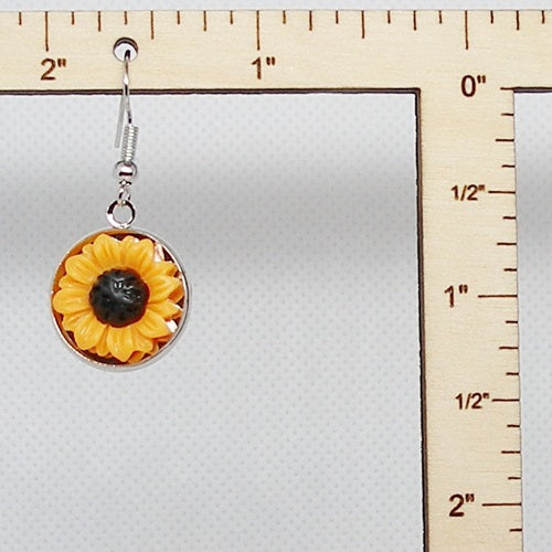 Sunflower Dangle Earrings