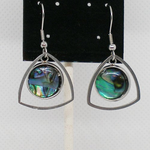 Abalone Shell Drop Earrings