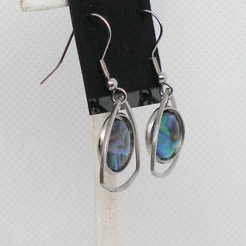 Abalone Shell Drop Earrings