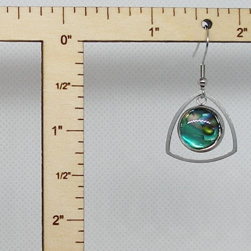 Abalone Shell Drop Earrings