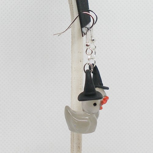 Glow in the Dark Ducky Dangle Earrings