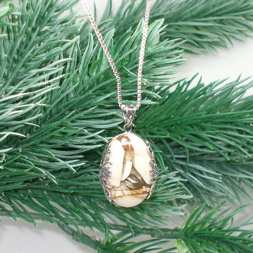 Brecciated Mookaite Jasper Pendant Necklace