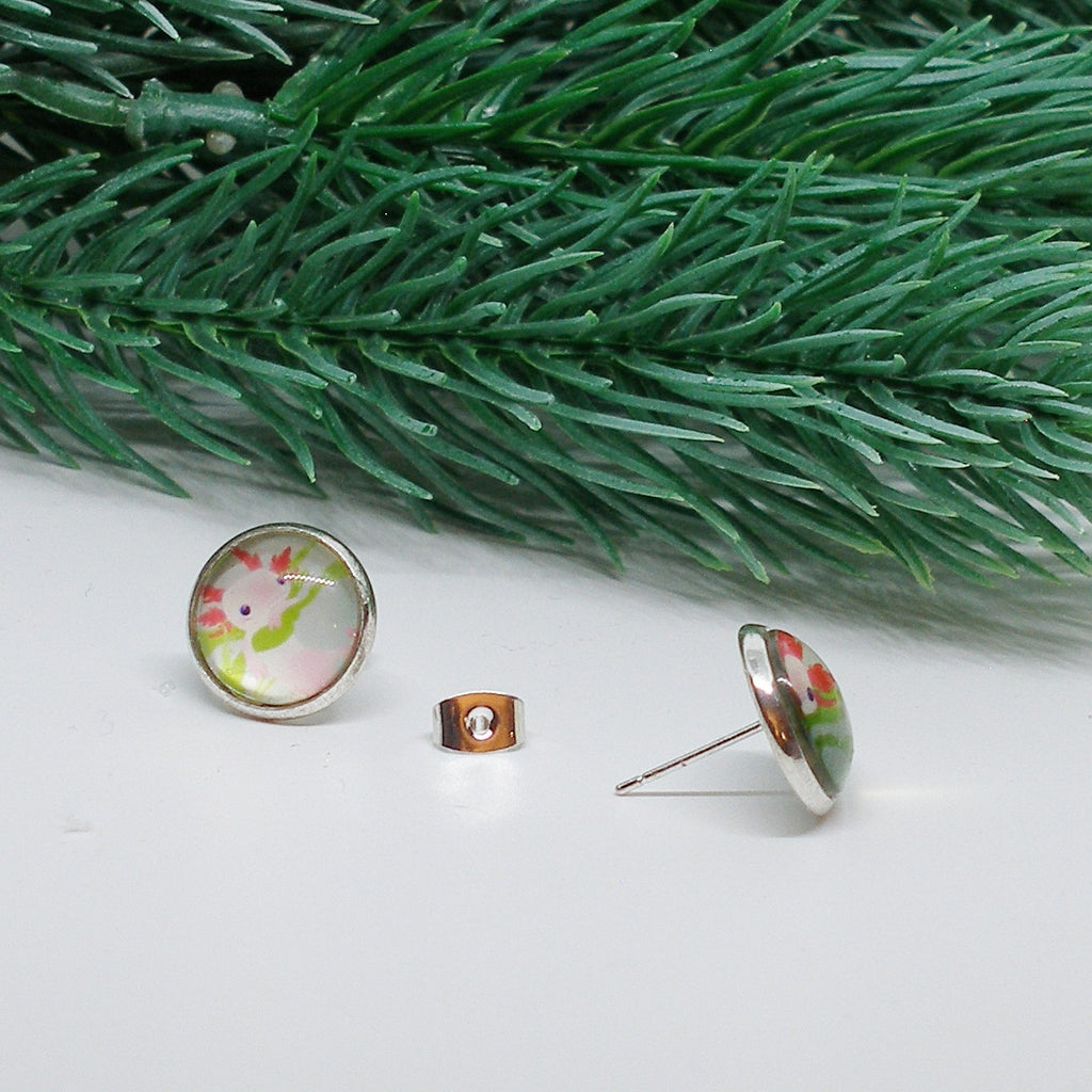 Axolotl Post Earrings