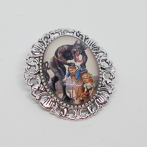 Krampus Convertible Brooch