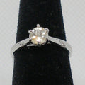 Dainty Yellow Quartz Ring