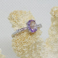 Amethyst Solitaire Ring