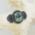 Prasiolite Statement Ring