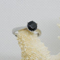 Almandine Garnet Solitaire Ring