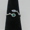 Vine Ring with Malachite
