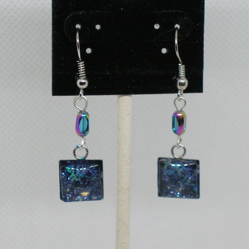 Iridescent Polish Drop Earrings
