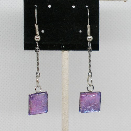 Iridescent Polish Drop Earrings