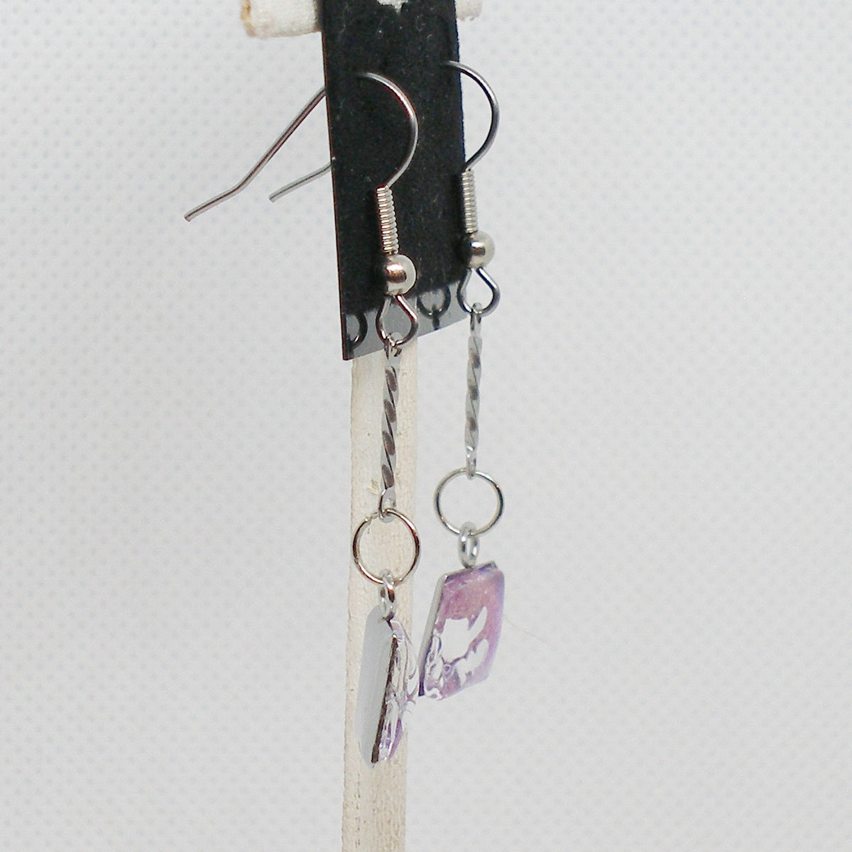 Iridescent Polish Drop Earrings
