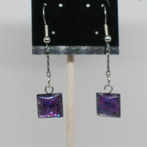 Iridescent Polish Drop Earrings