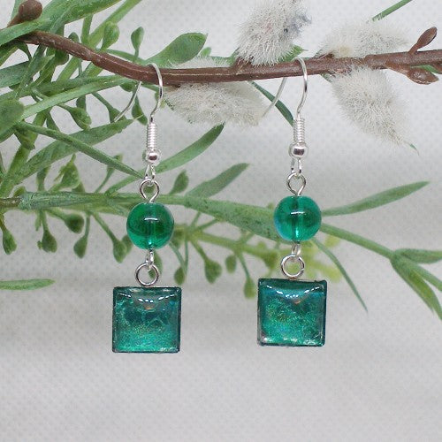 Iridescent Polish Drop Earrings