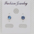 Small Crystal Stud Earrings - Metal Free