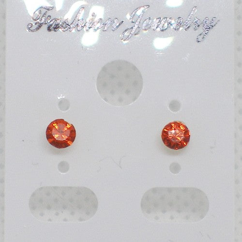 Small Crystal Stud Earrings - Metal Free