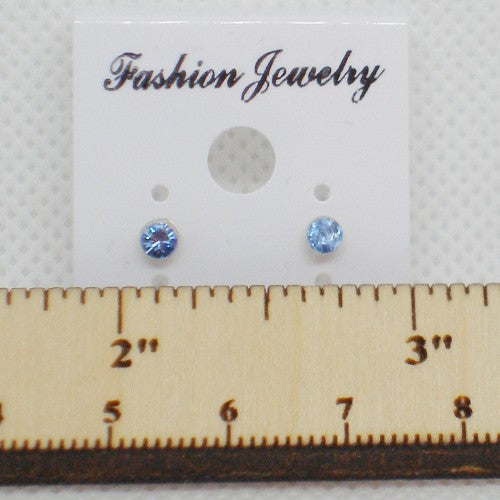 Tiny Crystal Stud Earrings - Metal Free