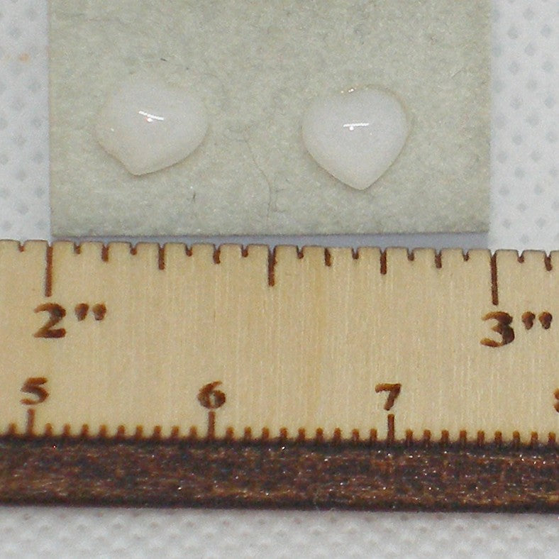 Tiny Hearts Stud Earrings - Metal Free