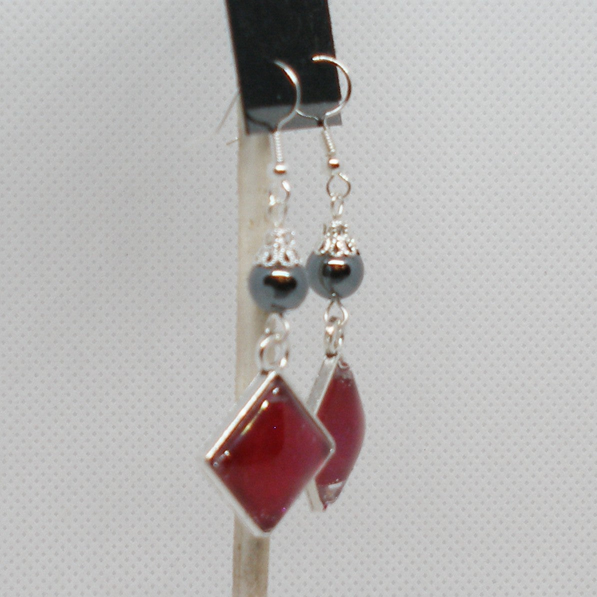 Glitter Polish Dangle Earrings