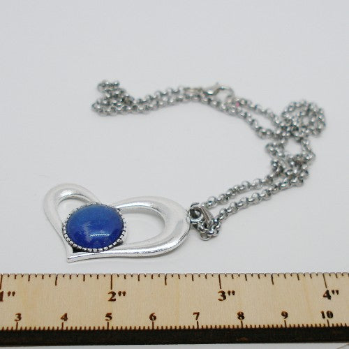Nail Polish Hearts Pendant Necklaces