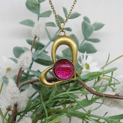 Nail Polish Hearts Pendant Necklaces