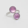 Glass Cabochon Wrap Rings