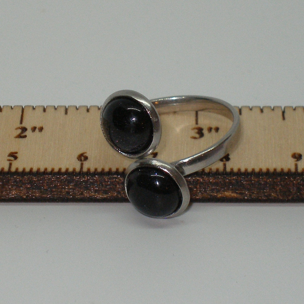 Glass Cabochon Wrap Rings