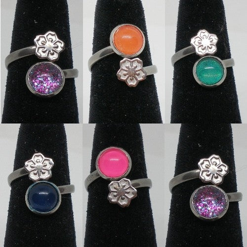 Polish Flower Rings
