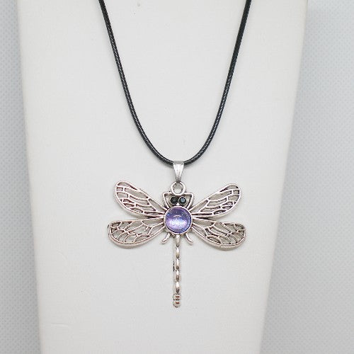 Polish Dragonfly Pendant Necklace