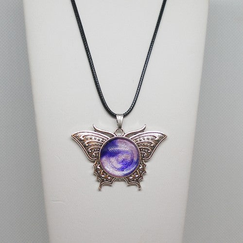 Polish Butterfly Pendant Necklace