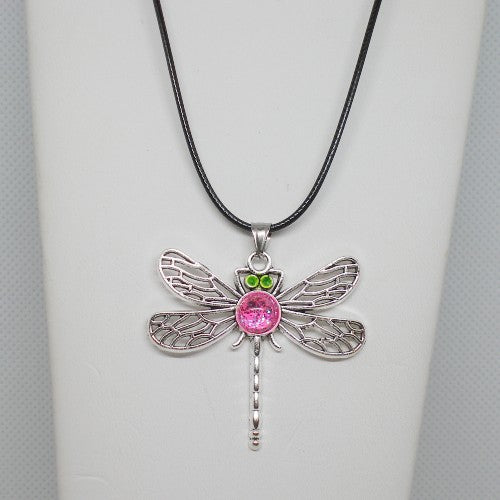 Polish Dragonfly Pendant Necklace