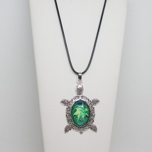 Polish Turtle Pendant Necklace