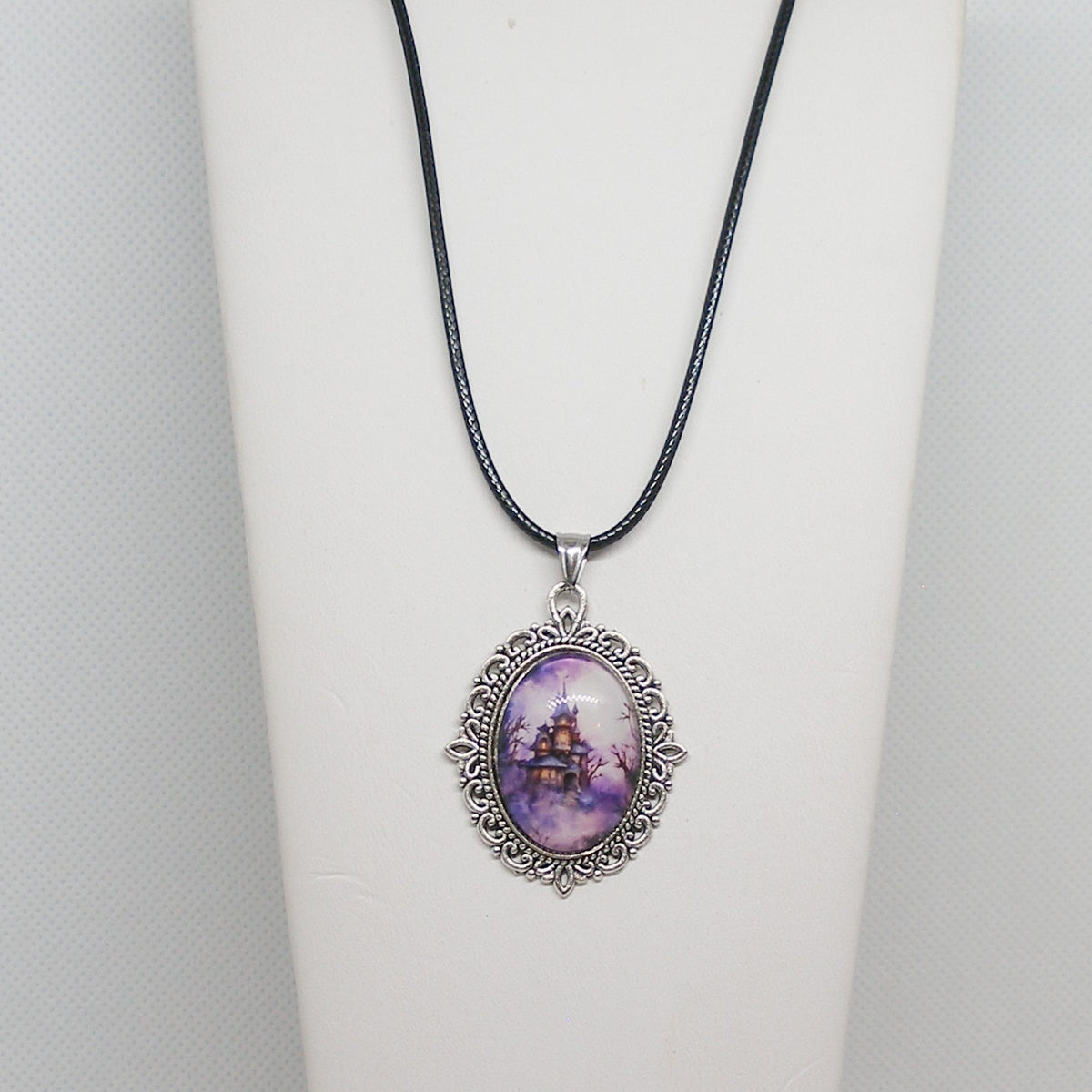 Haunted House Pendant Necklace