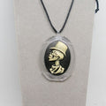 Mr. Skeleton Cameo – Metal Free Pendant Necklace