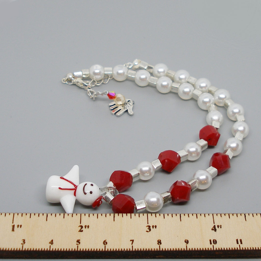 Snowman Choker Necklace