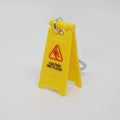 Caution Sign Keychain