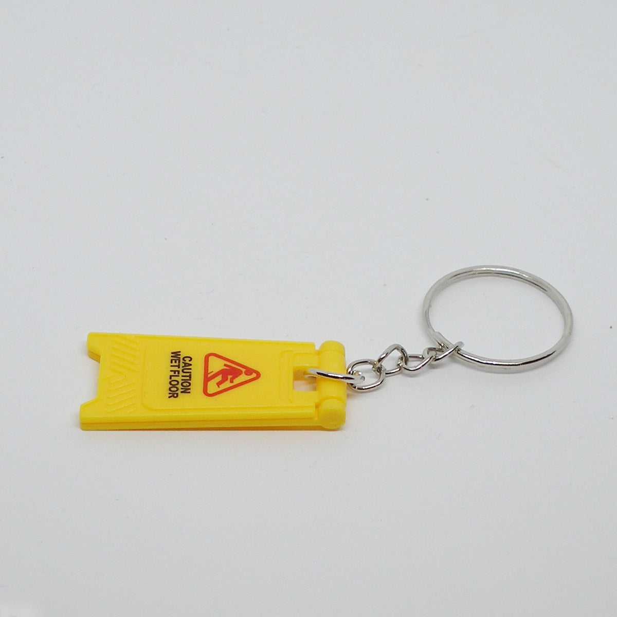Caution Sign Keychain