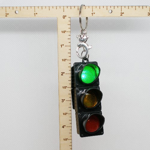 Traffic Signal Keychain